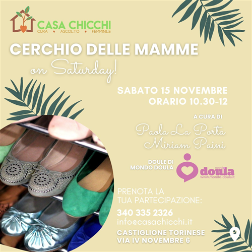 Cerchio delle mamme on Saturday