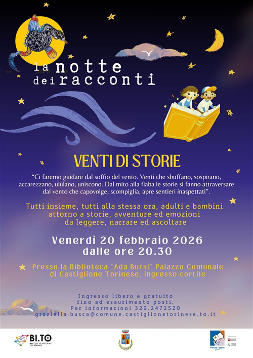La notte dei racconti - Edizione 2026
