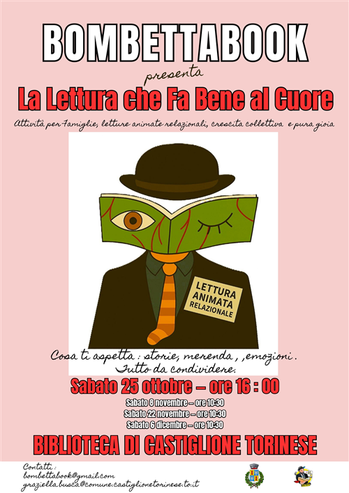 "La lettura che fa bene al cuore" a cura di Bombettabook