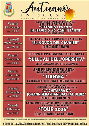 Autunno in scena