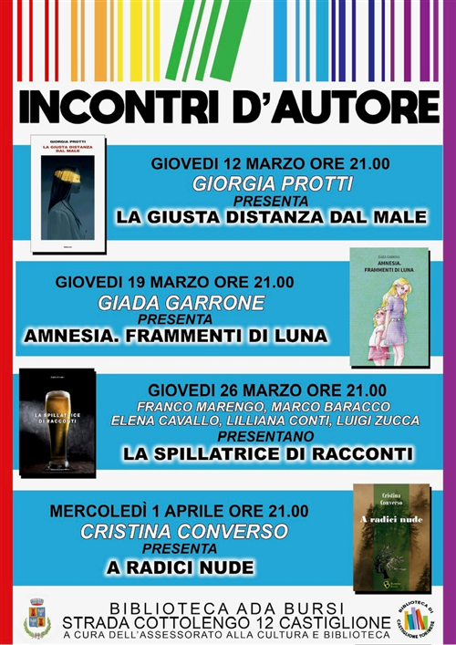 Incontri d'autore - Edizione 2026